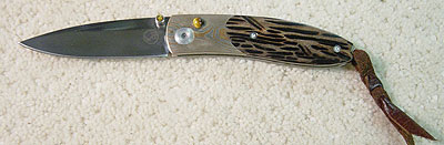 William Henry Monarch Mokume Knife