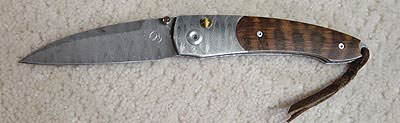 William Henry Custom Damascus Knife