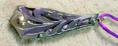 Donald Bell Folding pendant knife