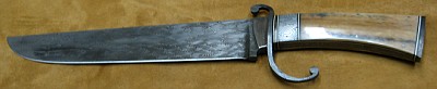 Daniel Winkler Large Damascus Bowie Knife