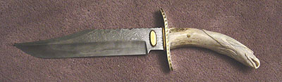 Stiegerwalt Damascus Bowie Knife