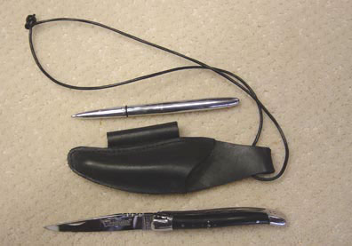 Custom Knife and Pen Sheaths by Fred Eisen