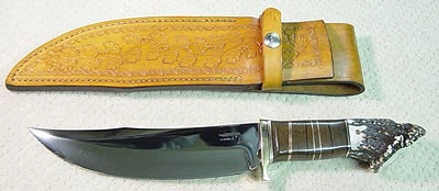 Scagle style knife by Gil Hibben