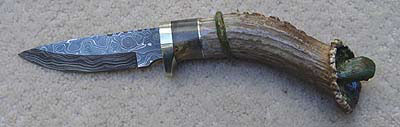 Herb Derr Damascus Knife