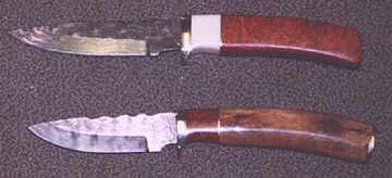 Herb Derr Damascus Knives