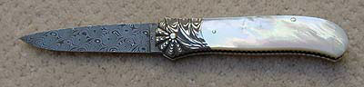 Kenny Stiegerwalt Damascus Auto Knife