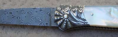 Kenny Stiegerwalt Damascus Auto Knife