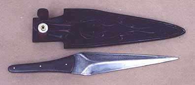 Mardi Meshejian Damascus Dagger 