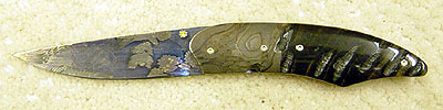 Theuns Prinsloo Damscus Folding Knife