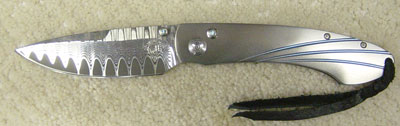 William Henry Signature Damascus B12  Knife