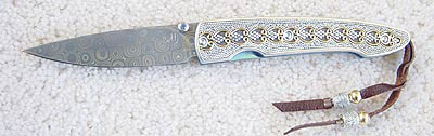 William Henry Limited Damascus Knife