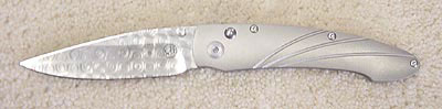 William Henry Quest Damascus Knife