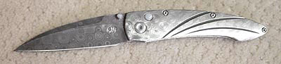 William Henry Custom Damascus Knife