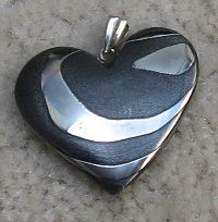 Audra Draper Damascus Heart Pendant