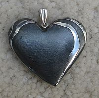 Audra Draper Damascus Heart Pendant