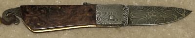 John Cohea Damascus Friction Folder