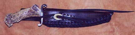 Fred Eisen's Hand-Laced Leather Sheath