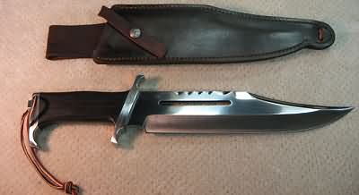Gil Hibben Rambo 4 Knife Prototype and Sheath