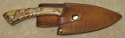 Giovanni DelGuercio Knife and Leather Sheath