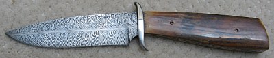 Kevin Casey Damascus Hunting Knife