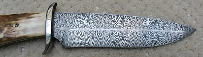 Kevin Casey Damascus Hunting Knife