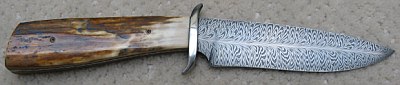 Kevin Casey Damascus Hunting Knife