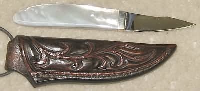 Koji Hara Fixed Blade Knife and sheath