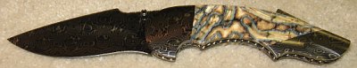 Stan Wilson Damascus Folding Knife