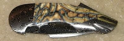 Stan Wilson Damascus Folding Knife