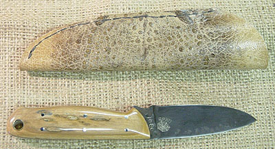 Webb Hammond Knife and Leather Sheath