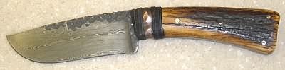 Daniel Winkler Damascus Hunting Knife