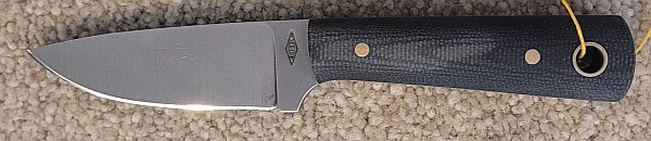 Battle Horse Knives Highland Trail 2.5" blade, 5.75" overall, black handle. 