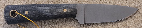 bhk-1-highland-trail-black-b Battle Horse Knives Highland Trail 2.5" blade, 5.75" overall, black handle.