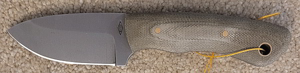 bhk-15-slug-green-a Battle Horse Knives Slug 2.5" blade, 6.75" overall, green handle.