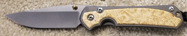 Chris Reeve Small Sebenza 31 with box elder burl