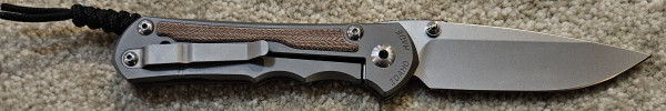 Chris Reeve Knives Large Inkosi Drop point glass-blasted magnacut