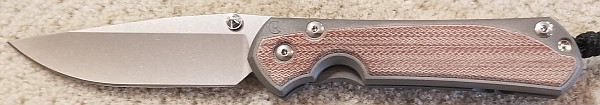 Chris Reeve Large Sebenza 31 Natural Canvas Micarta