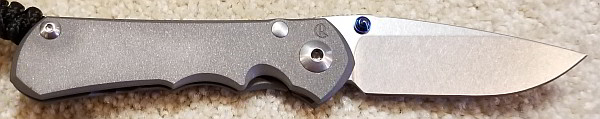 Chris Reeve Small Inkosi Left-handed drop point blade S35VN