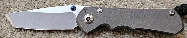 Chris Reeve Knives Small Inkosi Plain Tanto blade of Magnacut steel