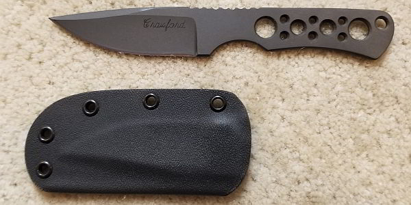 Crawford Drop Point Neck Knife