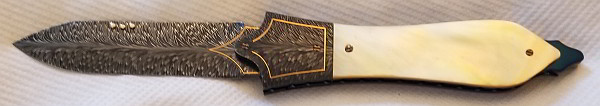 Frank Edwards Damascus Art Knife