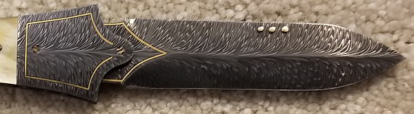 Frank Edwards Damascus Art Knife