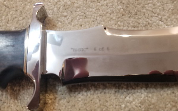 Pre-Owned Knife By Gil Hibben done for the movie "Basic" 2003