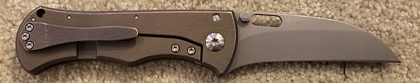 John Gray Knives Titanium & bronze 