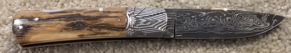 ken-steigerwalt-damascus-b Ken Steigerwalt Damascus blade by Ken Steigerwalt
