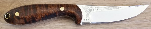 Kravits Cooms Curly Maple Knife