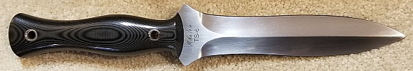 Mike Irie Linen Micarta TS-6 Dagger