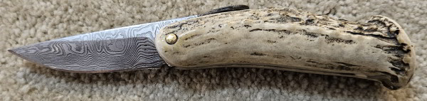 Pocono Mountain Forge Damascus Friction Folder