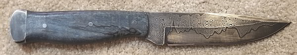 Pocono Mountain Forge Dyed Maple Knife