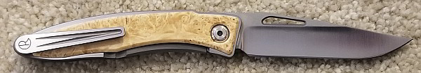 Chris Reeve Knives Mnandi Box Elder Burl inlay